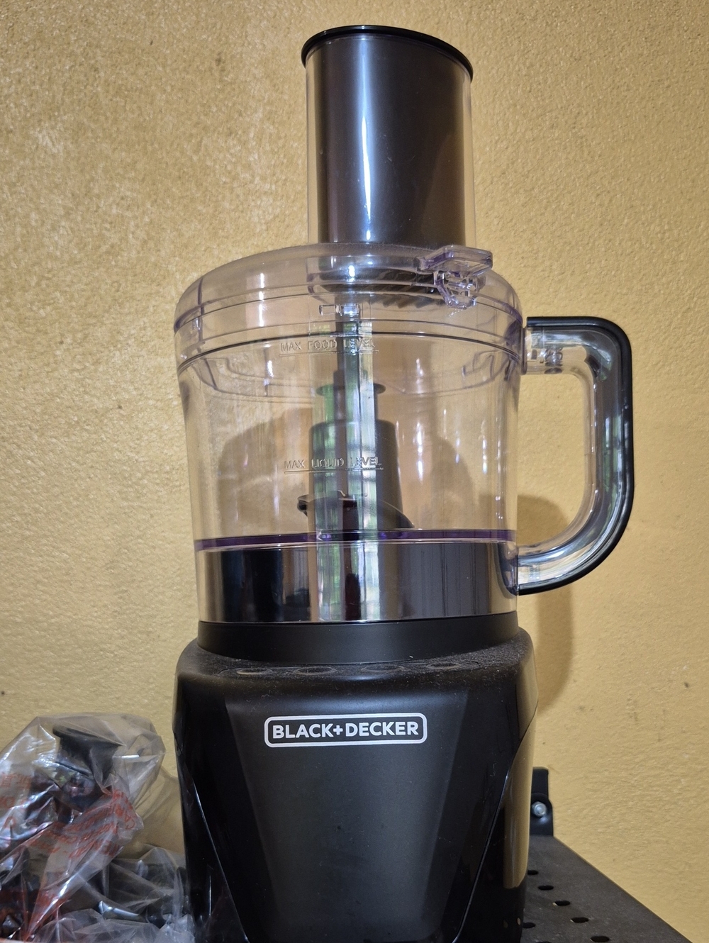 Black & Decker Black and Clear Food Processor